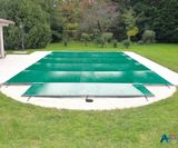 groen dekzeil zwembad