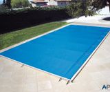 blauw stavendek zwembad